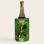 Green Marble Leaf Wine Chiller Gallery Image 1