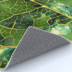 Green Marble Leaf Rug Gallery Image 4