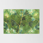 Green Marble Leaf Rug Gallery Image 2