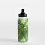 Green Marble Leaf Water Bottle Gallery Image 2