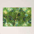 Green Marble Leaf Welcome Mat Gallery Image 1