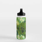 Green Marble Leaf Water Bottle Gallery Image 3