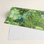 Green Marble Leaf Wrapping Paper Gallery Image 2