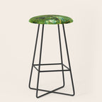 Green Marble Leaf Stool Gallery Image 1