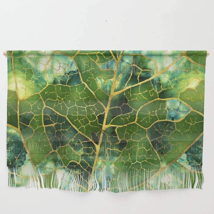 Green Marble Leaf Wall Hanging Gallery Image 1
