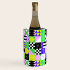 Modern geometric mosaic pattern art Wine Chiller Gallery Image 1