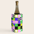 Modern geometric mosaic pattern art Wine Chiller Gallery Image 2