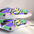 Modern geometric mosaic pattern art Pillow Sham Gallery Image 3