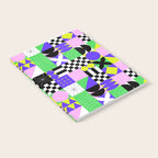 Modern geometric mosaic pattern art Notebook Gallery Image 2