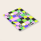 Modern geometric mosaic pattern art Notebook Gallery Image 3
