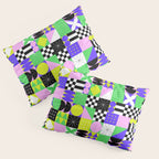 Modern geometric mosaic pattern art Pillow Sham Gallery Image 3