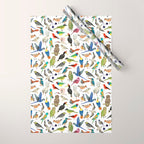 Endangered Birds Around the World Wrapping Paper Gallery Image 1