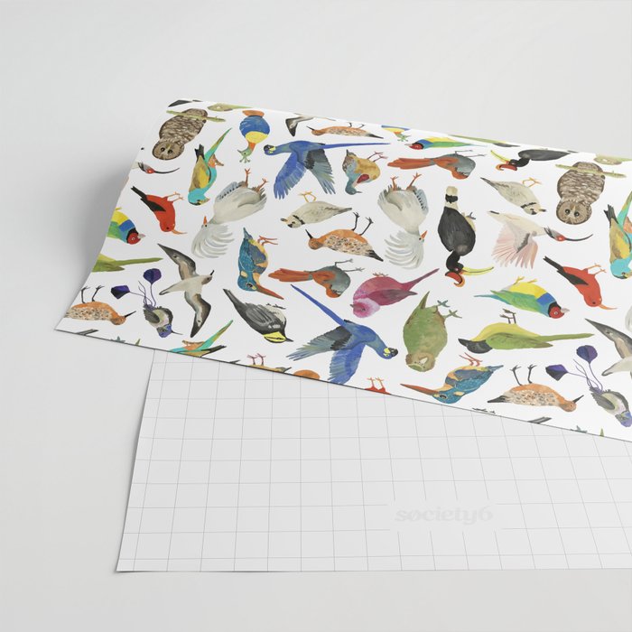 Endangered Birds Around the World Wrapping Paper Gallery Image 2