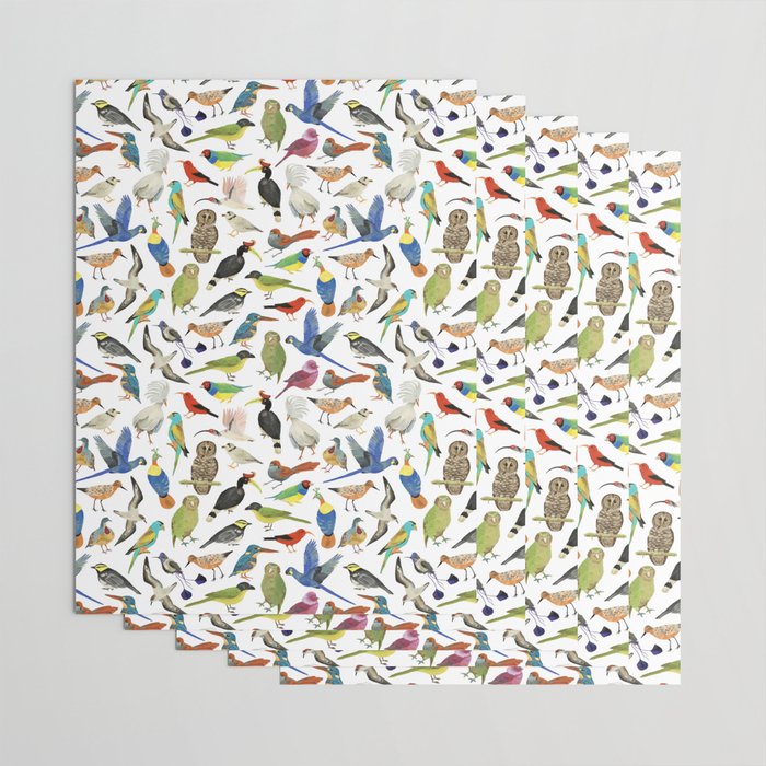 Endangered Birds Around the World Wrapping Paper Gallery Image 3