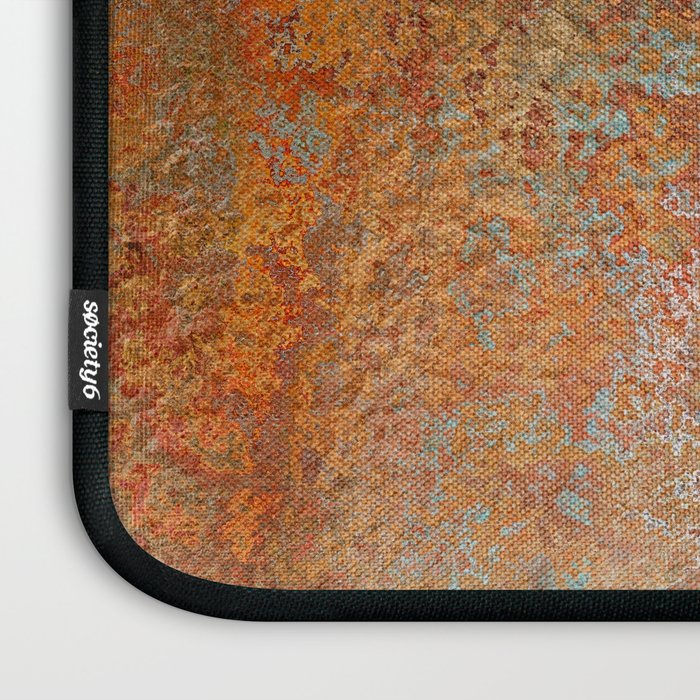 Rustic Vintage Rust Laptop Sleeve Gallery Image 3