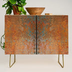 Rustic Vintage Rust Credenza Gallery Image 1