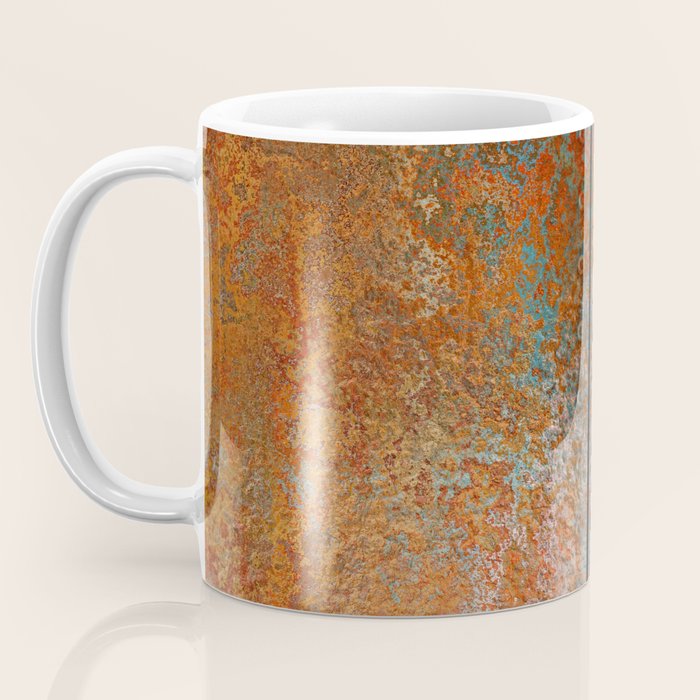 Rustic Vintage Rust Coffee Mug Gallery Image 3