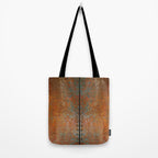 Rustic Vintage Rust Tote Bag Gallery Image 2