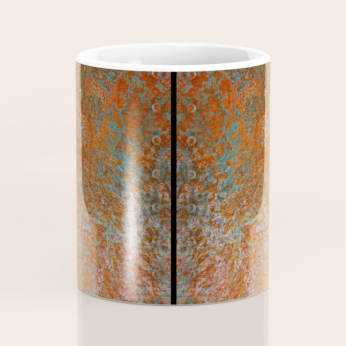 Rustic Vintage Rust Coffee Mug Gallery Image 4
