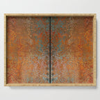 Rustic Vintage Rust Serving Tray Gallery Image 1