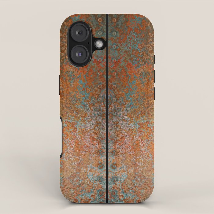 Rustic Vintage Rust iPhone Case Gallery Image 1