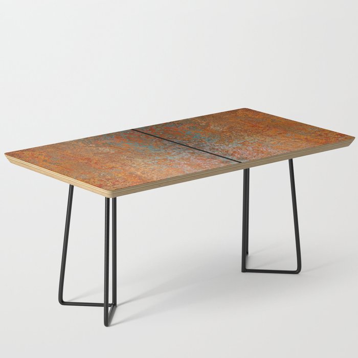 Rustic Vintage Rust Coffee Table Gallery Image 1