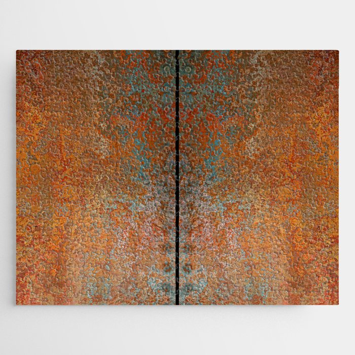 Rustic Vintage Rust Jigsaw Puzzle Gallery Image 1