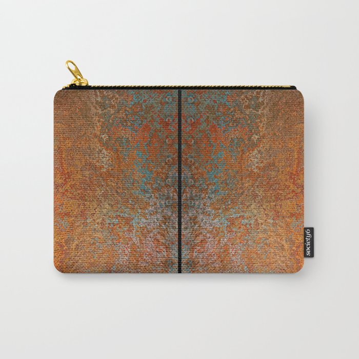 Rustic Vintage Rust Carry All Pouch Gallery Image 1
