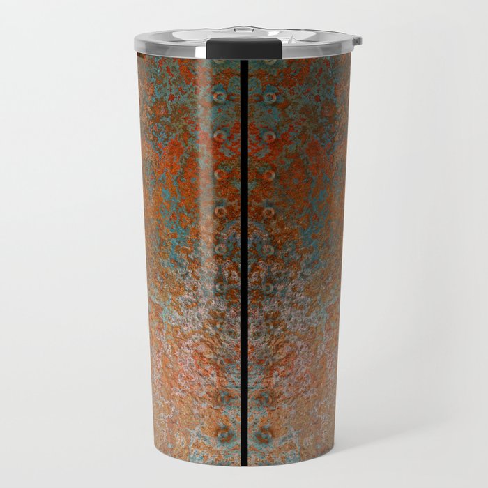 Rustic Vintage Rust Travel Mug Gallery Image 1