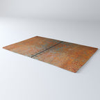 Rustic Vintage Rust Rug Gallery Image 3