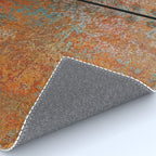Rustic Vintage Rust Rug Gallery Image 4