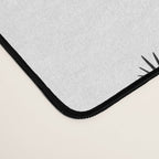 Black and white cactus plant pattern art Desk Mat Gallery Image 4