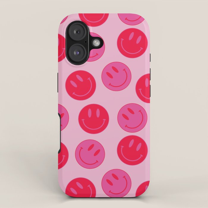 Bold Smiley Face Poster -  Aesthetic Art and Home Decor iPhone Case Gallery Image 1
