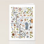 Town Map Stationery Card Gallery Image 2