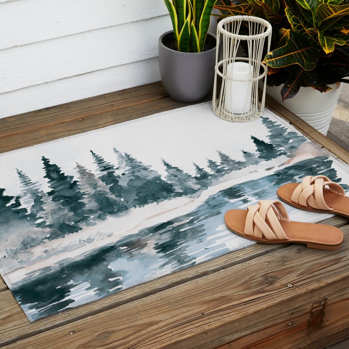 Mountain River Outdoor Rug Gallery Image 2