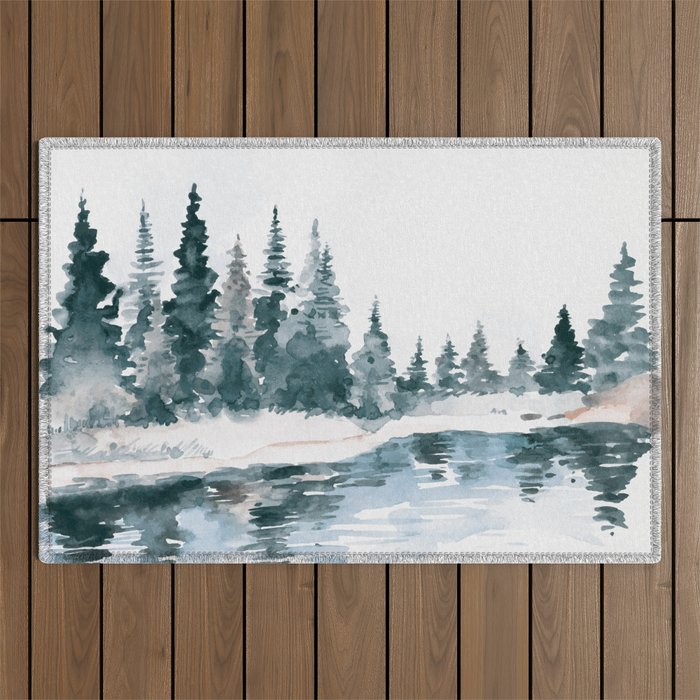 Mountain River Outdoor Rug Gallery Image 1