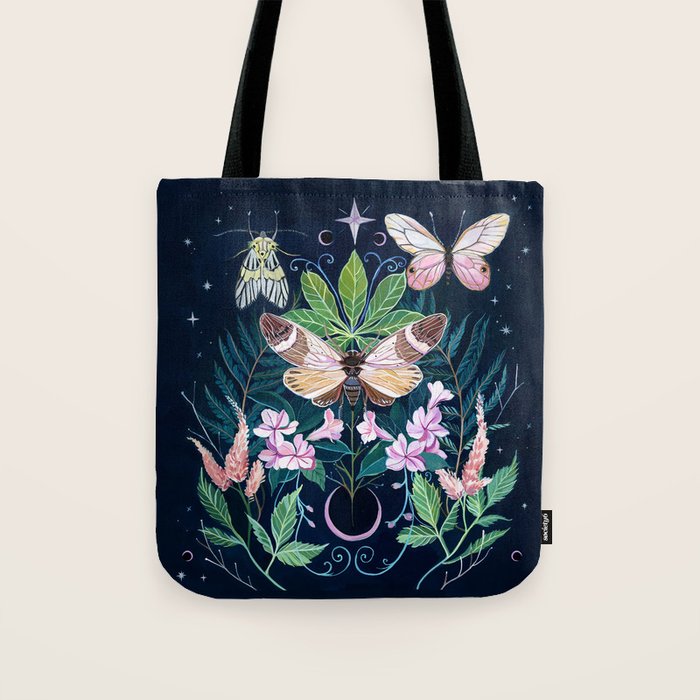 Cicada Moon Tote Bag Gallery Image 1