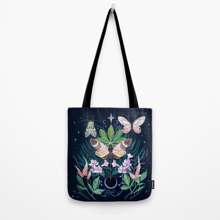 Cicada Moon Tote Bag Gallery Image 2