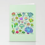 Baby succulent 2 - green Stationery Card Gallery Image 2