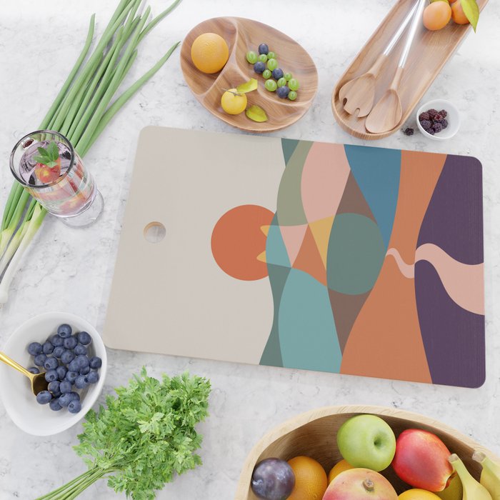 Cat Landscape 65 Cutting Board Gallery Image 2