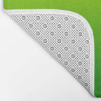 Bright Chartreuse Green Ombre Bath Mat Gallery Image 2
