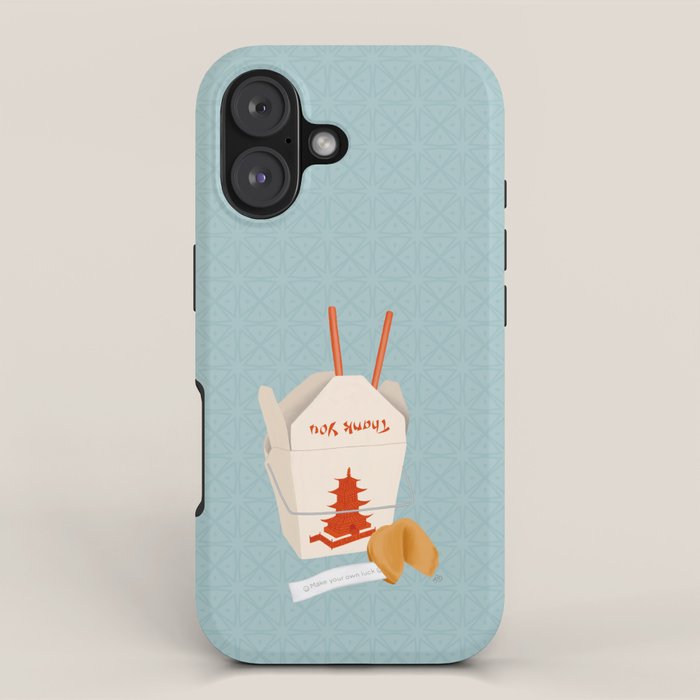 Chinese Food Takeout and Fortune Cookie iPhone Case Gallery Image 1