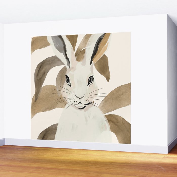 Rabbit 7 Wall Mural Gallery Image 2