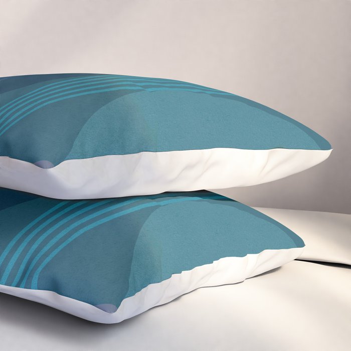 Abstraction_BLUE_LANDSCAPE_MOONLIGHT_NATURE_POP_ART_)521A Pillow Sham Gallery Image 3