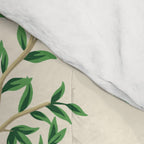 Chinoiserie Indian Elephant & Monkey Exotic Floral Comforter Gallery Image 4