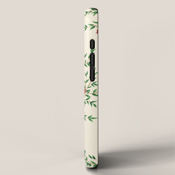 Chinoiserie Indian Elephant & Monkey Exotic Floral iPhone Case Gallery Image 2