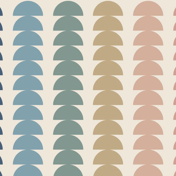 Maude Pattern- Vintage Multicolor Coffee Mug Gallery Image 2