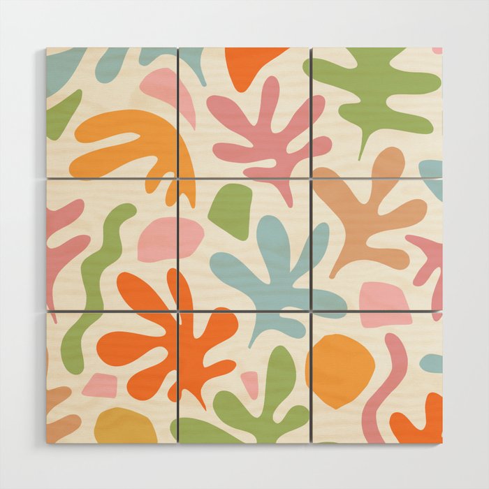 Matisse cut-outs - Spring Poster Wood Wall Art Gallery Image 1