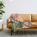 Peaceful Garden Feelings 02 Throw Blanket Gallery Image 1
