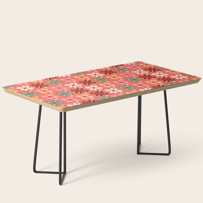 Winter Quilt Pattern no2 Coffee Table Gallery Image 1